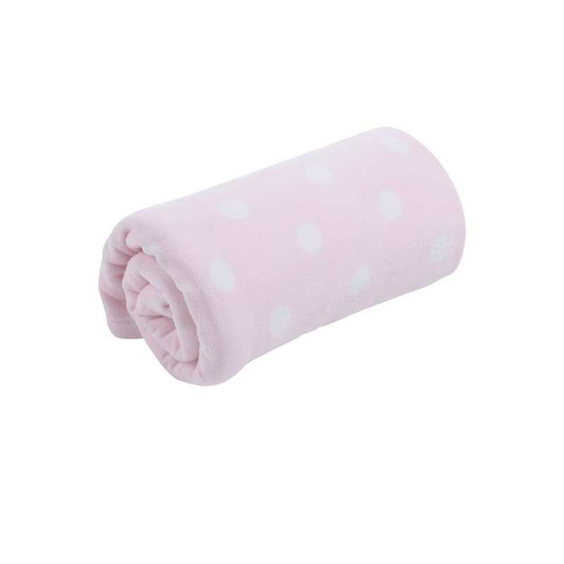 Плед для кроватки mothercare флисовый, 155х120 см, розовый фото