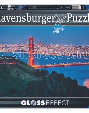 Ravensburger Пазл Сан-Франциско с глянцевым эффектом 1000 элементов