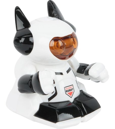 Интерактивный робот Silverlit Mini Pals 8.5 см цвет: белый/черный