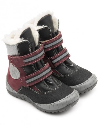 Миниатюра фотографии Tapiboo ботинки детские кожаные утепленные 23020