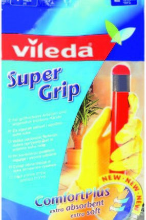 Перчатки Vileda с нескользящим покрытием Super Grip, L