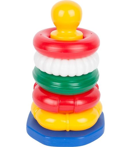 Пирамидка Строим Вместе Ассорти большая