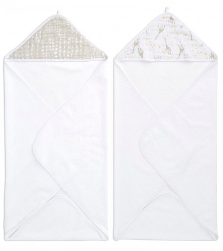 Aden&Anais Набор полотенец с уголком Starry star 76x76 см 2 шт.