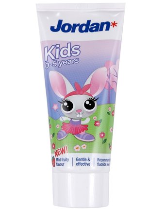 Миниатюра фотографии Детская зубная паста jordan kids 0-5, заяц мл