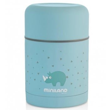 Детский термос для еды Miniland Silky Thermos, голубой