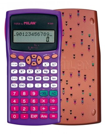 Миниатюра фотографии Milan m240 калькулятор научный 10+2 разрядов 240 функций на батарейках ааа