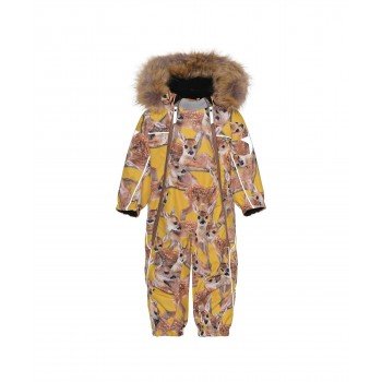 Комбинезон зимний Molo Pyxis Fur, Fawns, желтый