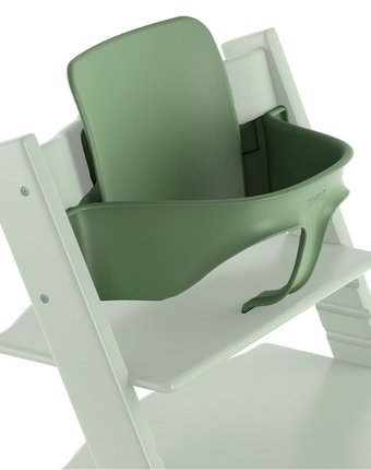 Пластиковая вставка Stokke Baby Set для стульчика Tripp Trapp Moss Green, зеленый