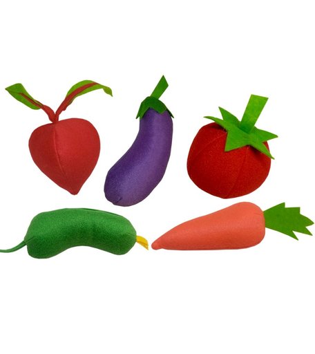 Набор мягконабивных игрушек Издательство Учитель Овощное ассорти