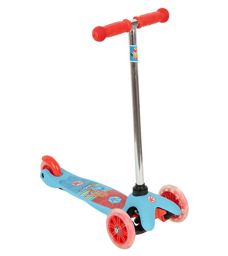 Трехколесный самокат 1Toy Фиксики со светящимися колесами