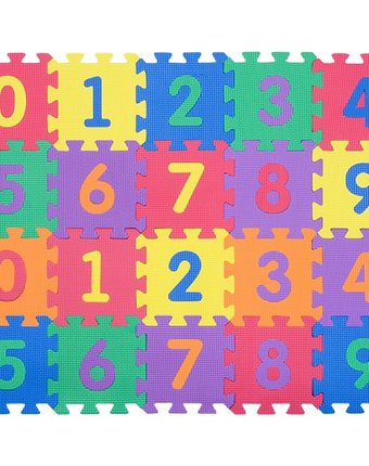 Миниатюра фотографии Игровой коврик funkids 6" цифры-4, толщина 15мм kb-002-6-nt