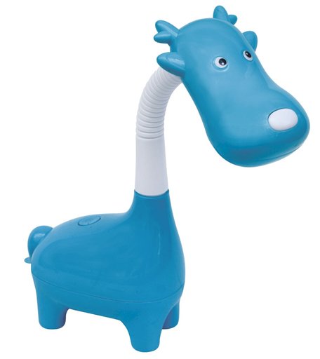 Настольная лампа Camelion KD-856 C13 Жираф голубой