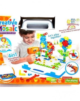 Развивающая игрушка Essa Toys Мозаика конструктор Creative Mosaic