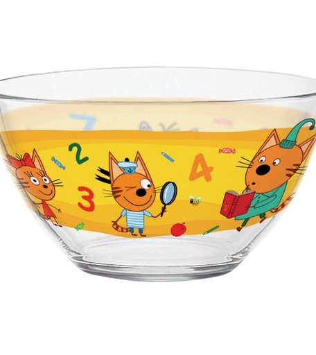 Салатник Priority Три кота Цифры/Буквы