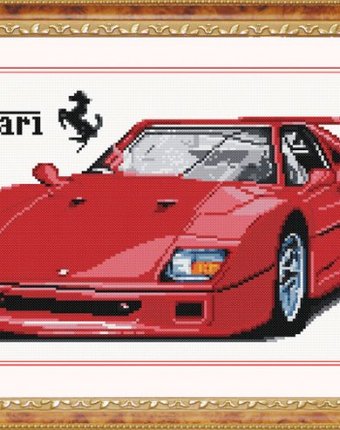Color Kit Мозаичная картина Ferrari
