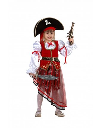Миниатюра фотографии Батик карнавальный костюм пиратка карнавальная ночь 8022