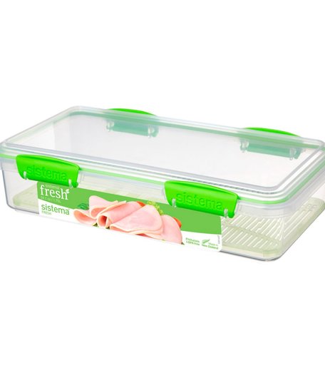 Sistema, Контейнер для закусок 1,75л Fresh Utility, зеленый
