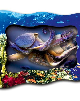 Миниатюра фотографии Хобби и творчество vizzle объемная картина осьминог