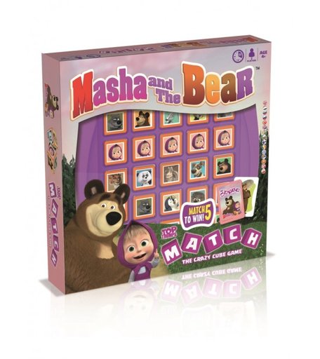 Маша и Медведь Настольная игра Match Top Trump