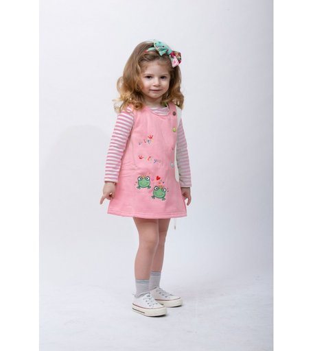 Sunbaby Комплект для девочки (сарафан и водолазка) 104-0006