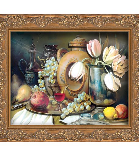 Хобби и Творчество VIZZLE Объемная картина Завтрак поэта