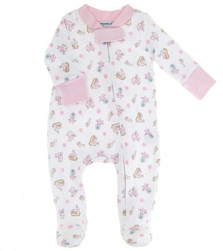 Magnolia baby Комбинезон на молнии для девочки Pretty Kitty