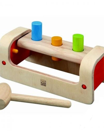Миниатюра фотографии Деревянная игрушка plan toys забивалка