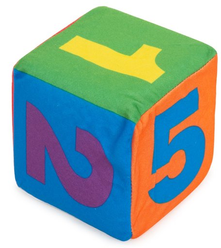 Игрушка Leader Kids Мягкий кубик, 12х12 см