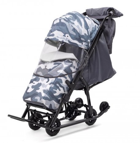 Санки-коляска Pikate Compact Military