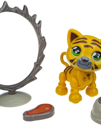 Интерактивная игрушка 1Toy Robo pets Артист цирка Тигр 11 см