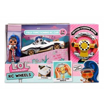 Машина L.O.L. J.K. R/C Wheels с куклой в комплекте, многоцветный