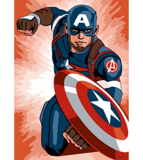 Набор для раскрашивания по номерам ФРЕЯ Капитан