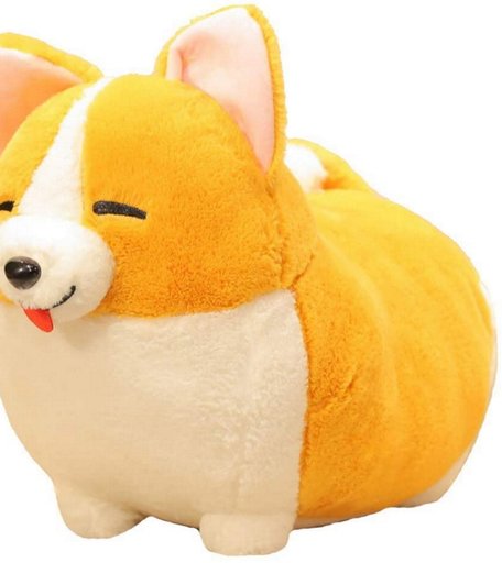 Мягкая игрушка Super01 Корги 38 см цвет: оранжевый