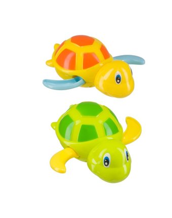 Миниатюра фотографии Набор заводных черепашек для ванной "swimming turtles" happy baby
