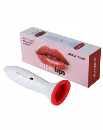 Миниатюра фотографии Gezatone вакуумный массажер vacu super lips