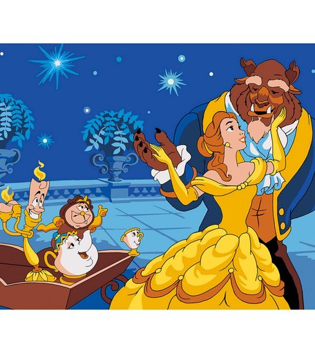 Набор для раскрашивания по номерам ФРЕЯ Красавица и чудовище