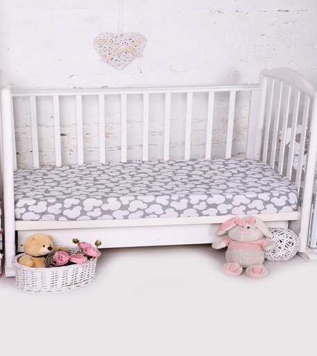 Простыня Элегия на резинке 1 шт 75х125