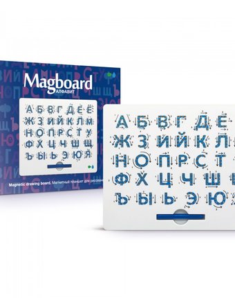 Назад к истокам Магнитный планшет для рисования Magboard Алфавит
