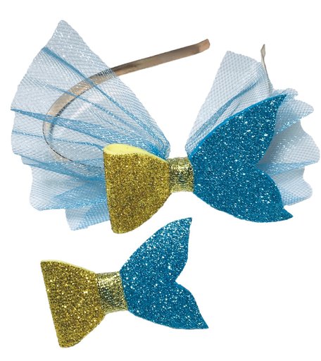 Комплект аксессуаров 1000 bantov ободок и зажим для волос