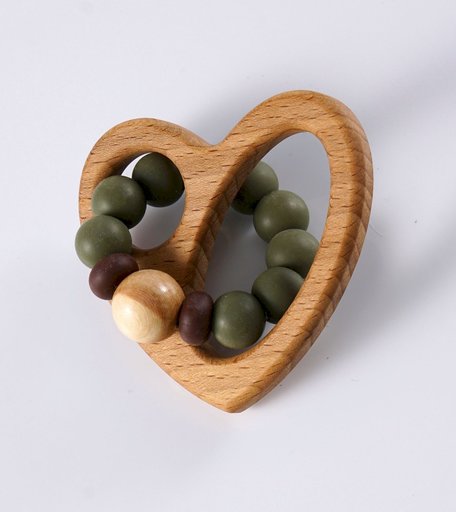 Браслет-прорезыватель Mosaic Mosaic Heart, для новорожденных