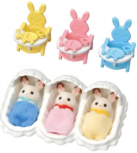 Sylvanian Families Набор для ухода за тройняшками