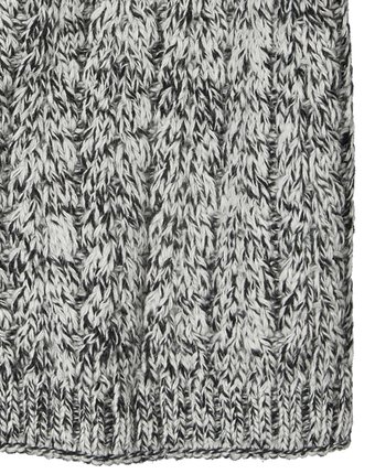 Миниатюра фотографии Черно-белый вязаный шарф gulliver