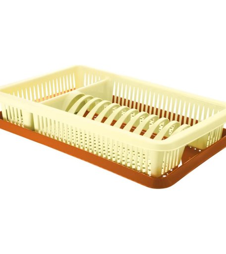 сушилка для посуды PLAST TEAM Лилия с поддоном, 30,5х48х17