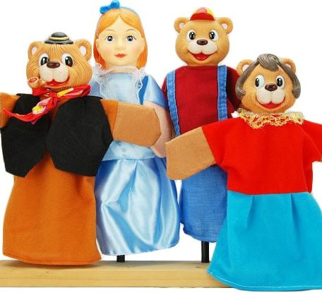 Жирафики Кукольный Театр Три медведя (4 куклы)