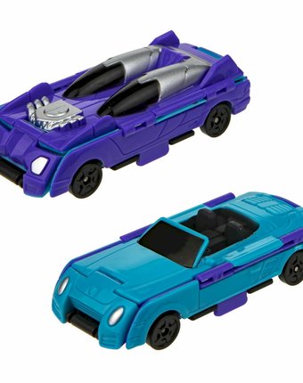 Машина 1Toy Transcar Double Ракета - кабрио фиолетовый/голубой