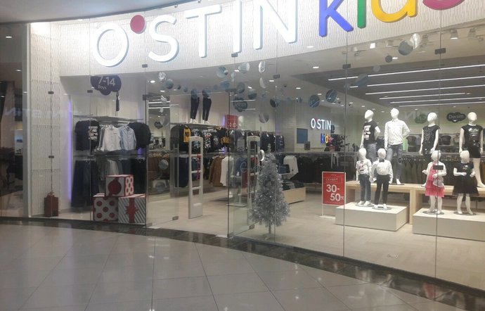 Фото магазина для детей O`STIN kids Фотография детского магазина O`STIN kids