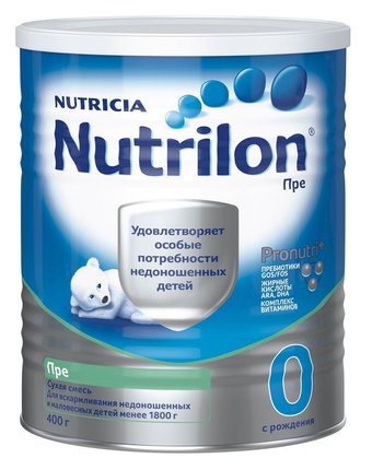 Миниатюра фотографии Молочная смесь nutrilon пре 0 0-6 месяцев, 400 г