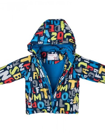 Playtoday Куртка детская текстильная для мальчиков Веселый алфавит 377001