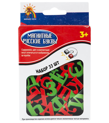 Азбука магнитная Donkey toys