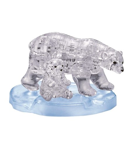 Головоломка Crystal Puzzle Два белых медведя
